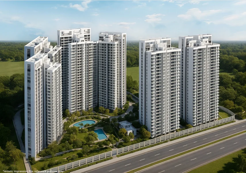 Luxurious exterior of Eternia Residences